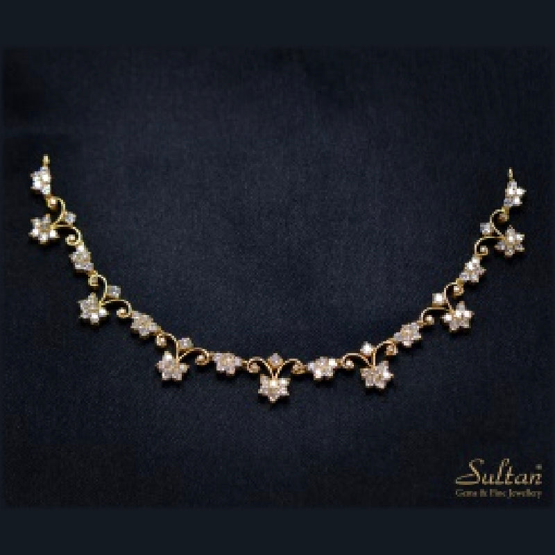 18K Necklace Diamonds | Festive Wear Fine Jewellery