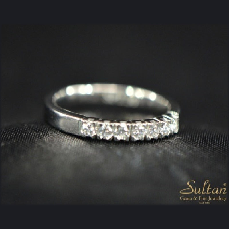 18K White Gold Diamond Ring | Festive Wear Fine Jewellery